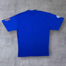 Load image into Gallery viewer, Early 00&#39;s Onfire &quot;Soul Sports 94&quot; Hip Hop Y2K Graphic Blue Cotton T-Shirt
