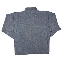 Load image into Gallery viewer, Vintage 90&#39;s Aquila Grey Black Navy Cotton 1/4 Zip Long Sleeve Pullover Shirt
