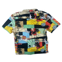 Load image into Gallery viewer, DJAB Par Simons Pop Art Comic Book Abstract Patterned Mesh Short Sleeve Shirt
