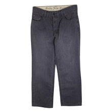 Load image into Gallery viewer, ROCHA JOHN ROCHA Classic Dark Grey Brown Straight Leg Trousers Jeans
