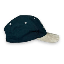 Load image into Gallery viewer, THE NATIONAL TRUST Embroidered Logo Suede Peak Baseball Cap
