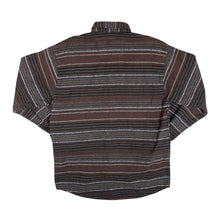 Load image into Gallery viewer, Vintage PROFIL DORNBUSCH Patterned Striped Long Sleeve Button-Up Flannel Shirt
