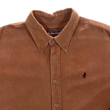 Load image into Gallery viewer, Vintage Marlboro Classics Burnt Orange-Brown Long Sleeve Cotton Button-Up Shirt
