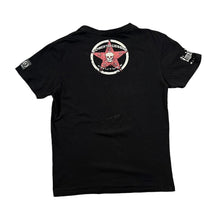 Load image into Gallery viewer, ROBERTO GEISSIN COUTURE Gothic Y2K Style Spellout Graphic V-Neck T-Shirt
