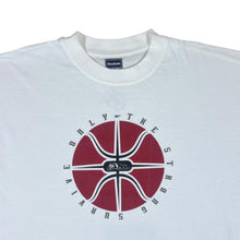 Load image into Gallery viewer, Early 00&#39;s Reebok NBA ALLEN IVERSON Basketball Logo Spellout Graphic White T-Shirt
