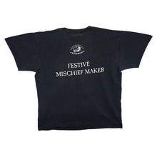 Load image into Gallery viewer, HOBGOBLIN &quot;Festive Mischief Maker&quot; Wychwood Brewery Beer Graphic Black T-Shirt
