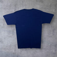 Load image into Gallery viewer, Vintage 90’s Fruit Of The Loom Navy Blue Mini Logo Cotton Single Stitch T-Shirt
