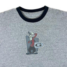 Load image into Gallery viewer, Vintage DISNEY &quot;Goofy&quot; Character Graphic Grey Short Sleeve Ringer T-Shirt
