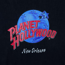 Load image into Gallery viewer, Vintage Planet Hollywood "New Orleans" Souvenir Logo Graphic Black T-Shirt
