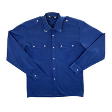 Load image into Gallery viewer, Vintage 90&#39;s Country Classic Blue Cowboy Western Style Long Sleeve Shirt
