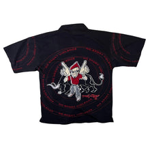 Load image into Gallery viewer, Early 00&#39;s Dognose &quot;Tricky&quot; Hip Hop Y2K  Graphic Black Short Sleeve Shirt
