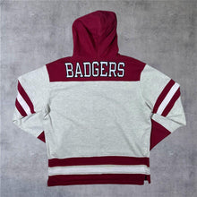 Load image into Gallery viewer, Champion Wisconsin Badgers Embroidered College Lace-Up Hockey Hoodie

