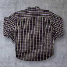 Load image into Gallery viewer, Vintage Lacoste Mini Logo Plaid Check Long Sleeve Button-Down Shirt
