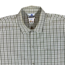 Load image into Gallery viewer, Vintage ADIDAS Green Plaid Check 100% Cotton Short Sleeve Shirt
