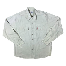 Load image into Gallery viewer, Vintage Fjallraven Classic Beige Hiking Utility Safari Long Sleeve Cotton Shirt
