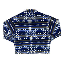 Load image into Gallery viewer, Vintage NEW FAST Crazy Abstract Aztec Patterned Zip Fleece Sweatshirt
