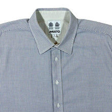 Load image into Gallery viewer, Musto Classic White Blue Green Check Long Sleeve Cotton Shirt
