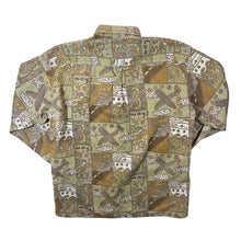 Load image into Gallery viewer, Vintage 90's Hatico Performance Crazy Abstract Patterned Long Sleeve Shirt
