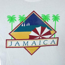 Load image into Gallery viewer, Vintage 90&#39;s JAMAICA Neon Souvenir Spellout Graphic Single Stitch T-Shirt
