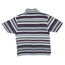 Load image into Gallery viewer, Vintage 90's STEVE SPORTSWEAR Multi Striped Aztec Patterned Short Sleeve Flannel Shirt
