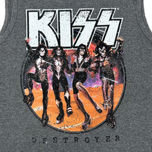 Load image into Gallery viewer, KISS (2022) &quot;Destroyer&quot; Classic Logo Spellout Graphic Hard Rock Glam Metal Band Sleeveless Vest T-Shirt
