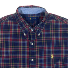 Load image into Gallery viewer, Ralph Lauren &quot;Slim Fit&quot; Plaid Check Cotton Long Sleeve Button-Up Shirt
