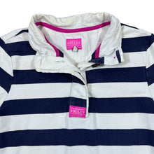 Load image into Gallery viewer, JOULES Classic Nautical Striped 1/4 Button Pullover Sweatshirt
