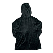 Load image into Gallery viewer, TINY CREEK Y2K Classic Basic Essential Velvet Velour 3/4 Sleeved Zip Hooded Tracksuit Top
