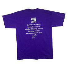 Load image into Gallery viewer, Bayside CA 4 ALL Made In USA Souvenir Novelty Spellout Graphic Purple T-Shirt
