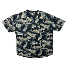 Load image into Gallery viewer, Reel Legends Fishing Outdoors All-Over Print Patterned Short Sleeve Grandad Collared Shirt
