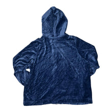 Load image into Gallery viewer, Early 00&#39;s NEW YORK LAUNDRY Y2K Classic Basic Essential Velvet Velour Zip Hooded Tracksuit Top
