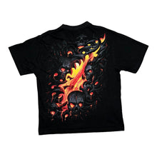 Load image into Gallery viewer, SPIRAL Gothic Horror Fantasy Molten Lava Skull Graphic T-Shirt
