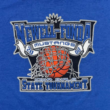 Load image into Gallery viewer, Vintage NEWELL-FONDA MUSTANGS &quot;State Tournament&quot; (2000) College Sports Graphic T-Shirt
