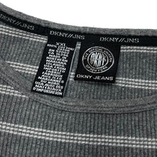 Load image into Gallery viewer, Early 00’s DKNY JEANS y2k Striped Cotton Short Sleeve T-Shirt
