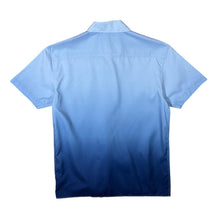 Load image into Gallery viewer, Early 00&#39;s Gothic Y2K Dragon Graphic Blue Gradient Short Sleeve Shirt
