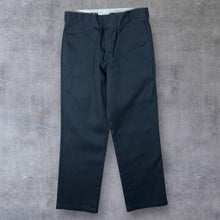 Load image into Gallery viewer, Dickies 874 Original Fit Dark Grey-Blue Skater Workwear Straight Leg Chino Trousers
