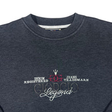 Load image into Gallery viewer, Vintage GIORGIO Local Boyz Embroidered Spellout Dark Grey Crewneck Sweatshirt

