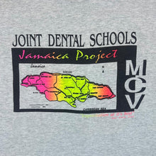 Load image into Gallery viewer, Vintage 90&#39;s JOINT DENTAL SCHOOLS &quot;Jamaica Project&quot; Souvenir Graphic Single Stitch T-Shirt
