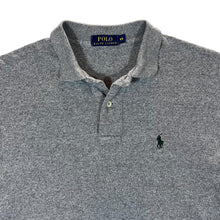 Load image into Gallery viewer, POLO RALPH LAUREN Embroidered Mini Logo Grey Long Sleeve Polo Shirt
