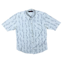 Load image into Gallery viewer, Vintage Kilimanjaro Paisley Filigree Patterned Cowboy Western Popper Short Sleeve Shirt
