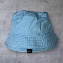 Load image into Gallery viewer, Bench. Embroidered Logo Spellout Y2K Baby Blue Bucket Hat
