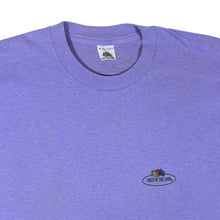 Load image into Gallery viewer, Vintage FRUIT OF THE LOOM Classic Mini Logo Graphic Purple Single Stitch T-Shirt

