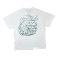 Load image into Gallery viewer, Early 00&#39;s CORONA EXTRA Beer Logo Spellout Hawaiian Graphic Distressed White T-Shirt
