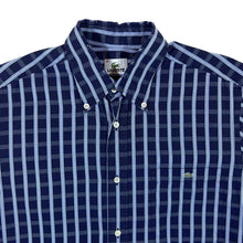 Load image into Gallery viewer, Early 00&#39;s LACOSTE Plaid Check Mini Pocket Logo Short Sleeve Button-Up Shirt
