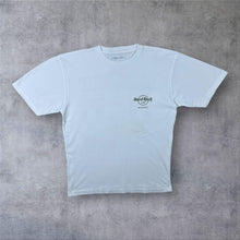 Load image into Gallery viewer, Hard Rock Cafe "Budapest" Souvenir Spellout Graphic White Cotton T-Shirt
