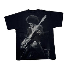 Load image into Gallery viewer, THIN LIZZY Phil Lynott All-Over Spellout Print Graphic Blues Hard Rock Band T-Shirt
