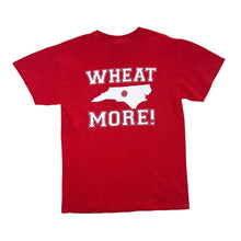 Load image into Gallery viewer, WHEAT WHAT? &quot;Wheat More!&quot; Volleyball Sports Spellout Graphic Red T-Shirt
