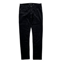 Load image into Gallery viewer, JOE FRESH Slim Fit Low Rise Black Corduroy Cord Trousers
