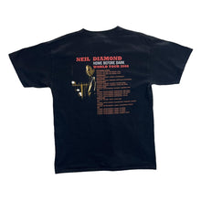 Load image into Gallery viewer, NEIL DIAMOND &quot;World Tour 2008&quot; Graphic Spellout Soft Pop Rock Music Band Tour T-Shirt
