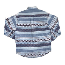 Load image into Gallery viewer, Vintage 90&#39;s 3SUISSES Aztec Abstract Patterned Long Sleeve Flannel Shirt
